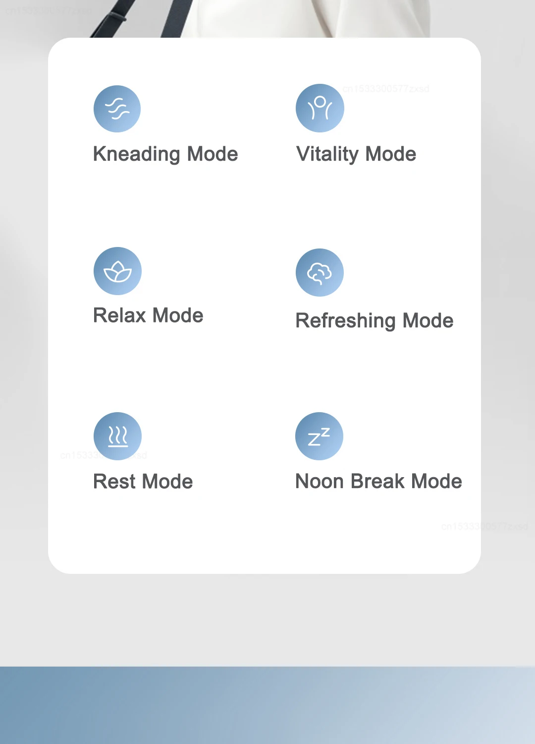 Xiaomi Mijia Smart Neck Massage Relief Neck Shoulder Pain Work with Mi Home App 2550mAh description image 10