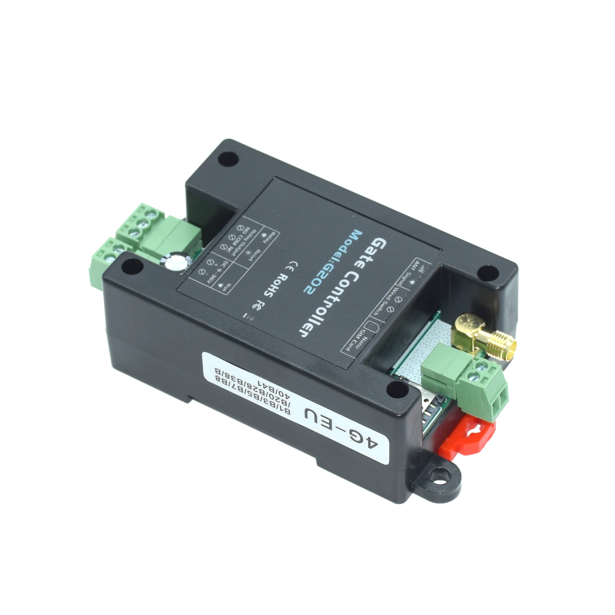 GSM 4G SMS 원격 제어 게이트 오프너 G202 슬라이딩 스윙 차고 게이트 오프너용 단일 릴레이 ON/OFF 스위치