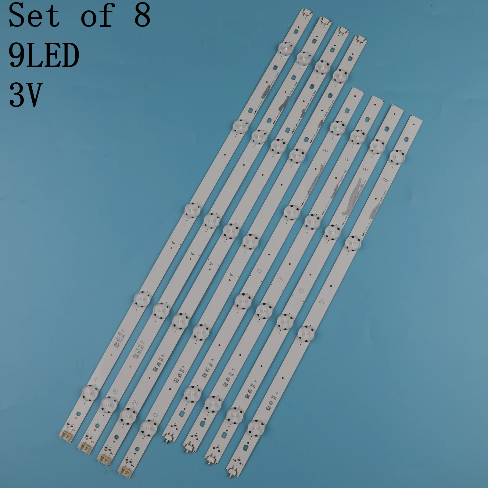 Новая светодиодная лента 8 шт/комплект для LG 49 TV 49UF6400 49UF6407 49LF510V - Цена: 1 295,45 руб. / набор