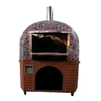 Four à pizza italien commercial à chauffage électrique pour extérieur, idéal pour boulangerie, restaurant, terrasse, cuisson sur mesure 3