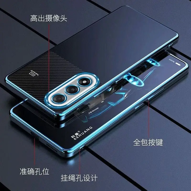Ultra-Thin Plating TPU Phone Case with Electroplating Transparent Back Cover