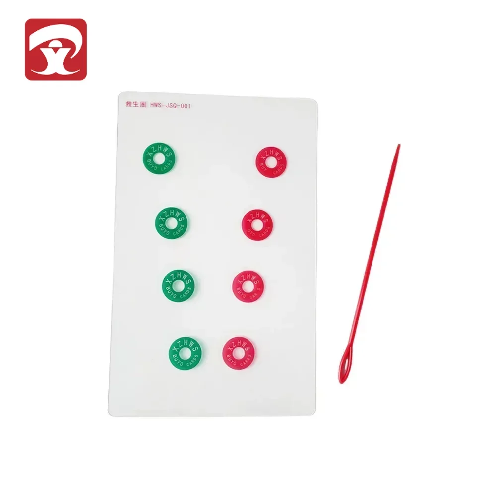 

Red and Green Lifebuoy Card Collection Card Children's Binocular Collection Fusion Function Diplopia Training RD003