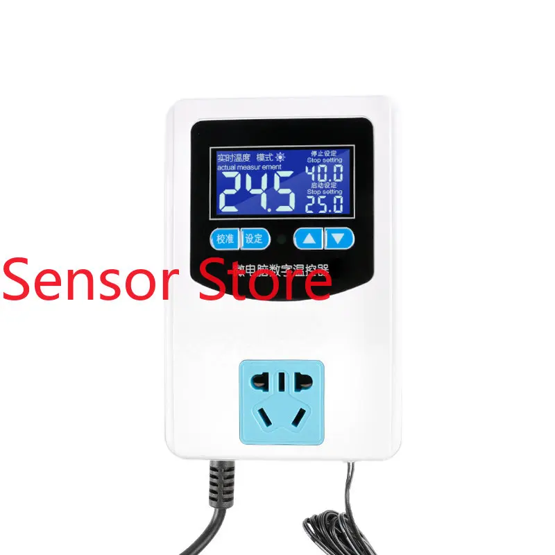 5PSC 1500/2200W waterproof air magnetic probe high-precision digital thermostat intelligent display temperature