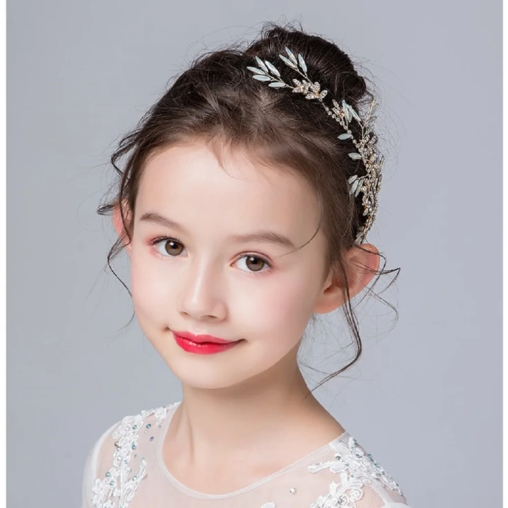 DIDEYTTAWL Delicate Floral-inspired Kids Hair Clip, Crafted with Intricate Leaf and Branch-like Details This Exq
