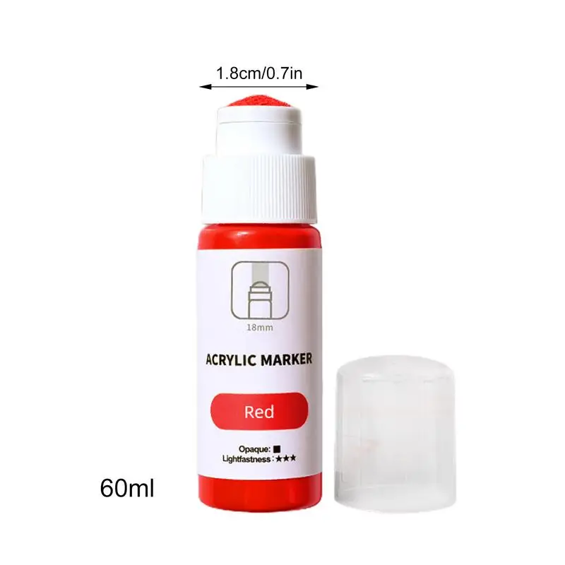 Quick Drying Acrylic Graffiti Marker Pen 60ml