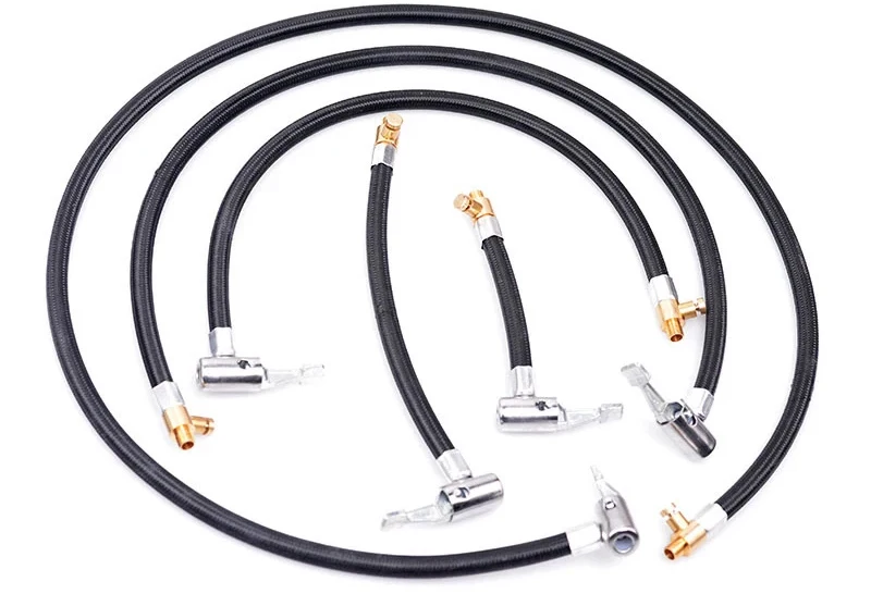 10/20/60/100 cm Auto Reifen Inflator Schlauch Rohr Aufblasbare Luftpumpe Verlängerung Rohr Adapter Twist Reifen verbindung Locking Air Chuck – Detail 7