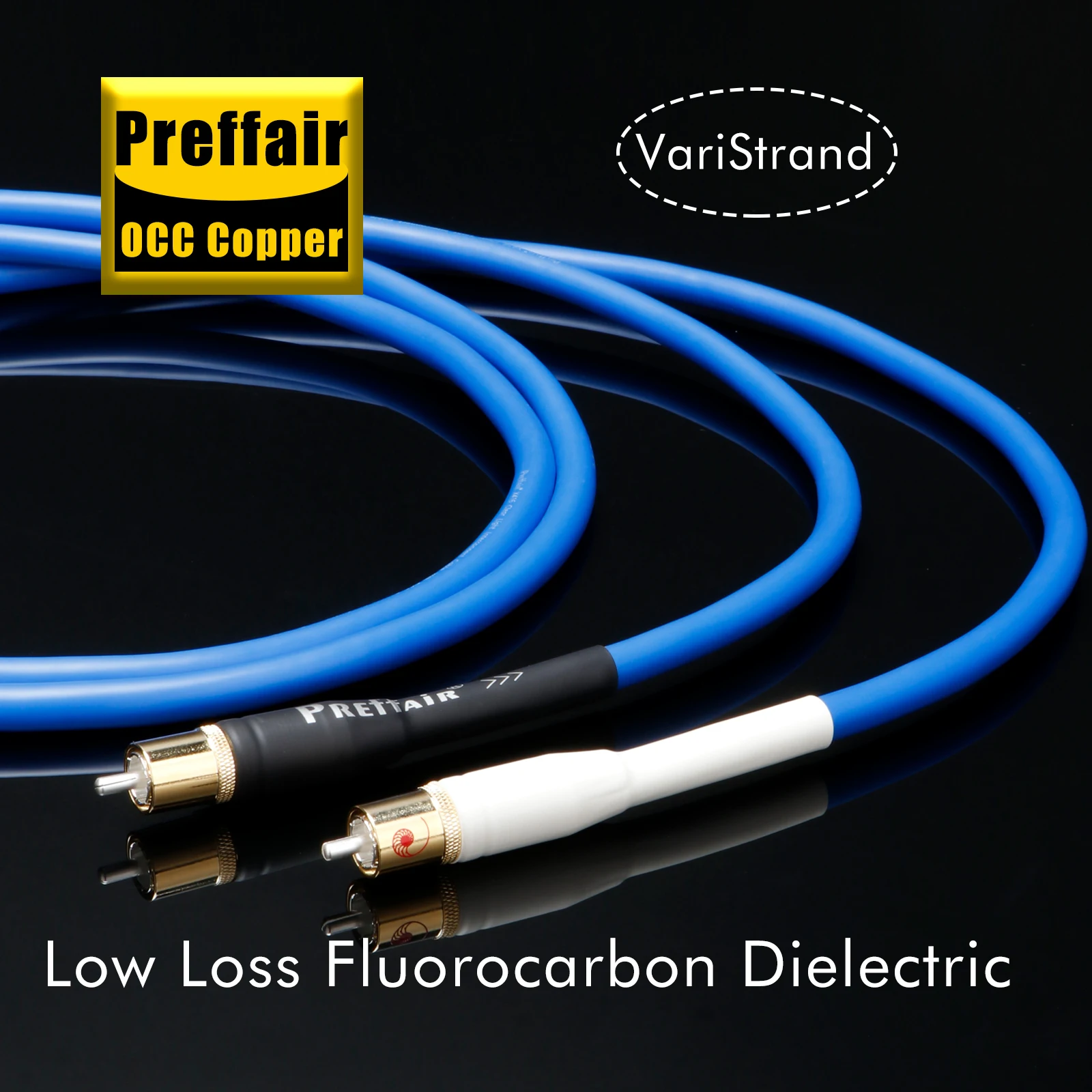 Preffair XLR/RCA symmetrisches Kabel 3Pin XLR Stecker Interconnect Audiokabel RCA Signalkabel (ein Paar) – Detail 2
