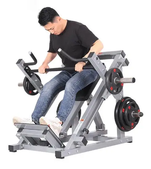 Upper tilt tilt rowing T-bar rowing gym hard pull power equipment Commercial T-pull back trainer machine