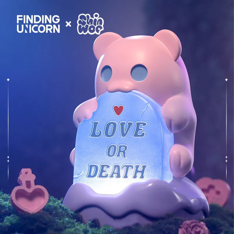 

F.UN ShinWoo Love or Death Night светильник мультяшный милый светильник Теплый атмосфера домашний декор для спальни экшн-Фигурки игрушки подарок для девочек