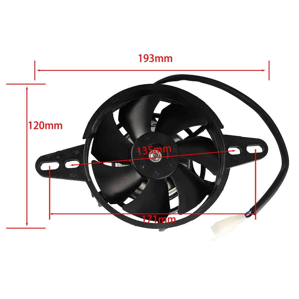 12V Cooling Fan Hydro Radiator Oil Cooler for 150cc 200cc 250cc ATV Dirt Bike Go Kart Motorcycle Modification Parts