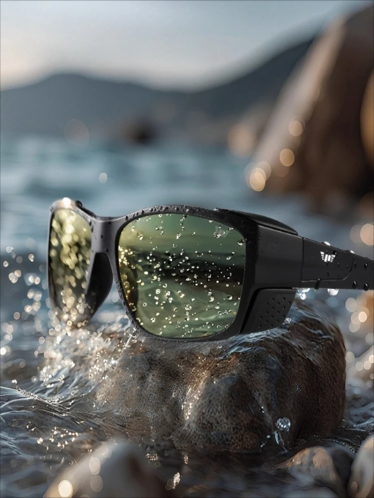 얀지 낚시용 안경, 플로트 관찰용 야외 고화질 전문가용 눈부심 방지 편광 선글..