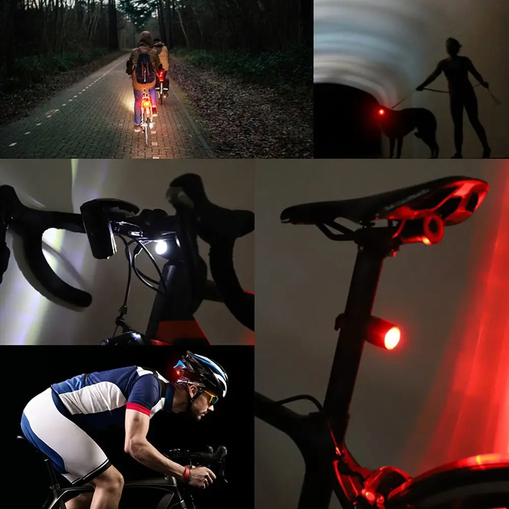 Waterproof Rear Light Bicycle Accessories Warning Light Bike Rear Light Bicycle Light Bike Lamp Cycling Rear Taillight