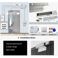 5YOA RFID Access Control System Electronic Gate Opener Home Garage Set Eletric Magnetic Smart Door Lock Kit Automatic Controller - Image 4