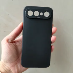 Sleek Black Matte Silicone Case - Durable TPU Soft Slim Design for Vivo X300 FE (Black)