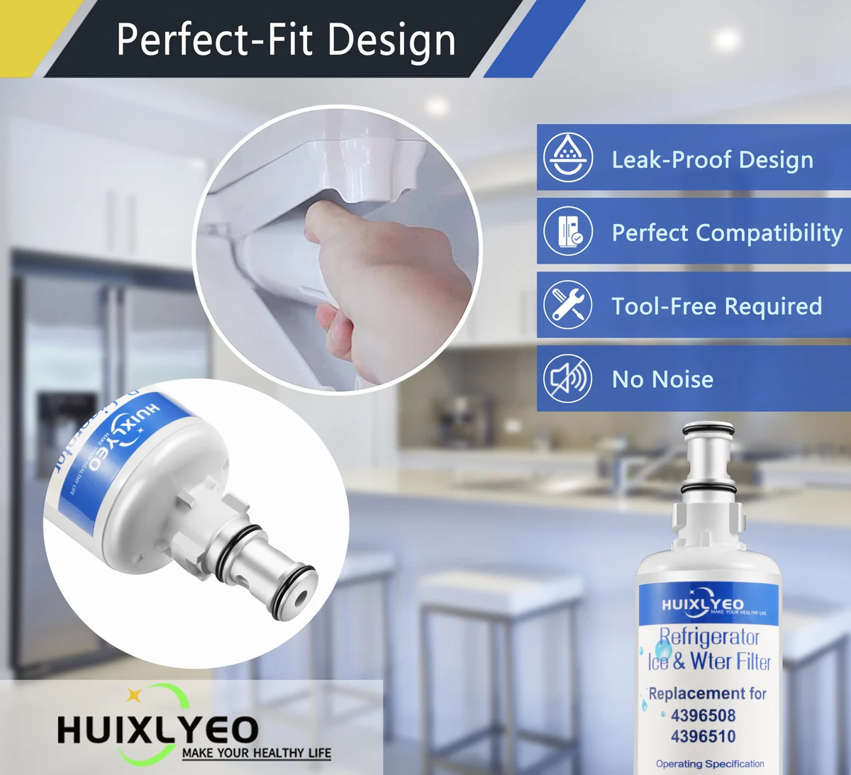 Pezzi Di Ricambio Filtro Dell' Acqua Per Frigorifero Whirlpool - Foto 6