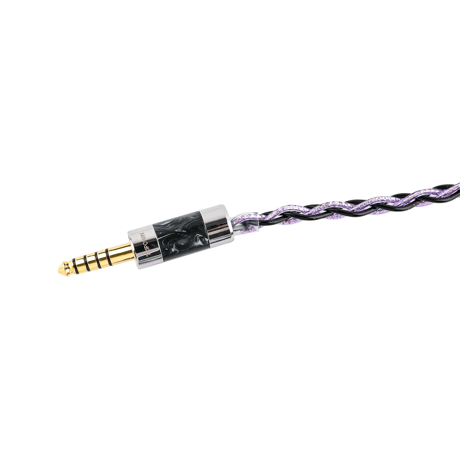 Câble IEM Tripowin Moonshadow - 4 Conducteurs OCC Cuivre Plaqué Argent Et Alliage Cuivre - Connecteurs 2Pin Et Prise 4.4mm - Pour écouteurs Haute-fidélité