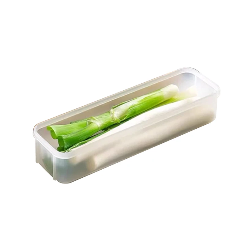 4 adet Uzun Dikdörtgen Gıda Saklama Kapları Plastik Yeniden Kullanılabilir Buzdolabı Organizatör Kutuları Mutfak Aksesuarları