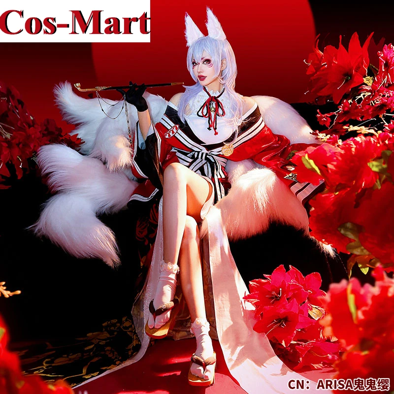 

Cos-Mart Anime VTuber NIJISANJI Nina Kosaka Cosplay Costume Red Uniform Unisex Activity Party Role Play Clothing Custom-Make