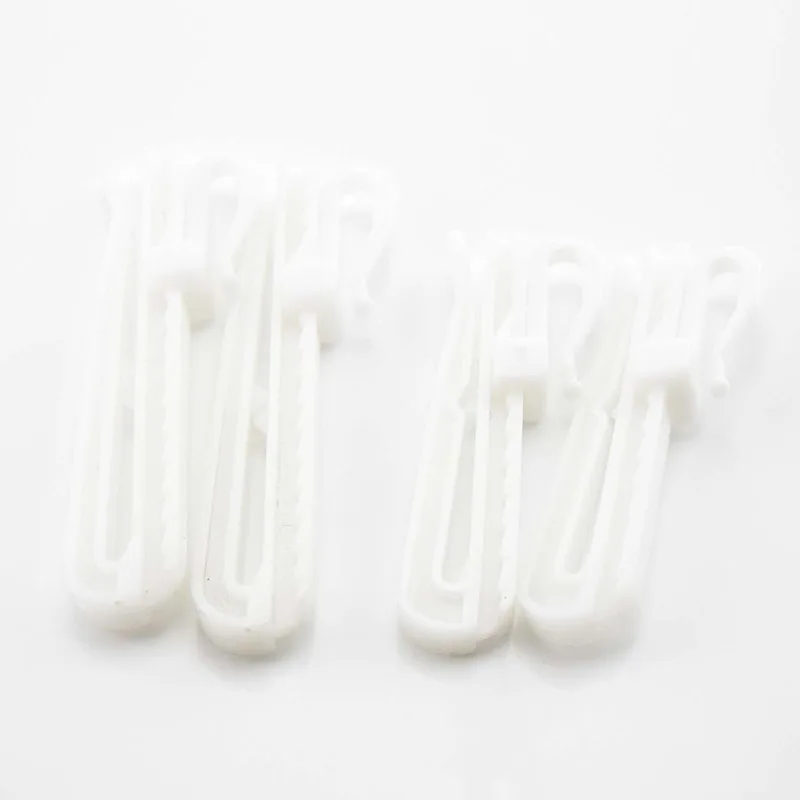 Curtain clips curtain accessories curtain hooks curtain rod hooks 10/20pcs 7cm 8.5cm curtain hanging hooks ring window white plastic curtain hook for home