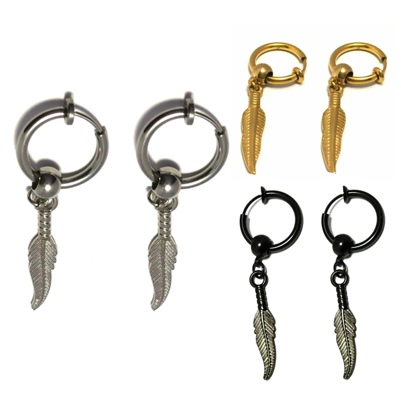 Stainless Steel Non-Piercing Magnetic Earrings Unisex CZ Magnet Ear Clip on Earrings for Women Men Punk Hip Hop Earring Set ear clip earrings clip earrings ear clip magnetic earrings ear accessories