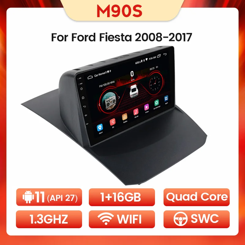 MEKEDE RDS Android Autoradio Car Stereo for Ford Fiesta 1995