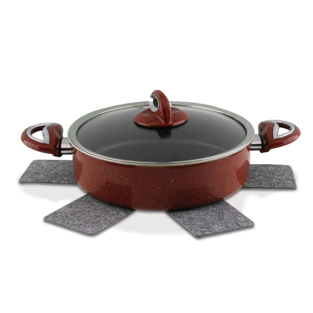 

12pcs Pot Pan Protectors Divider Pads Reusable Revent Scratching Separate Protect Surfaces Non-stick Pans Home Kitchen Tool