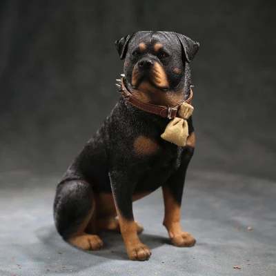 Mr.Z 1:6 Scale Animal Figure Doll Rottweiler Loyal Police Dog