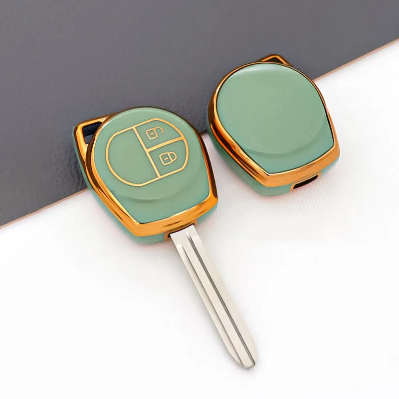 Enhanced TPU Car Key Case Cover Shell Fob Holder Protector