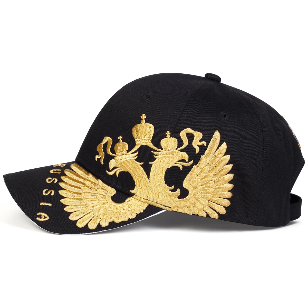 Unisex-Baseballmützen mit Karte von Russland, Stickerei, für Frühling und Herbst, verstellbare Freizeithüte für den Außenbereich, Sonnenschutzhut, Sportmütze – Detail 3
