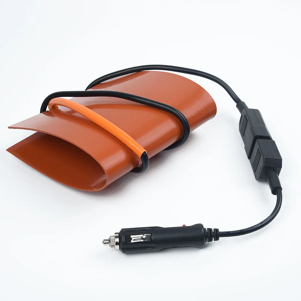 Flexible Silicone heating Pad Food Heater Hot Pizza 100W 65 degrees Delivery Bag Mat Orange Temperature Useful