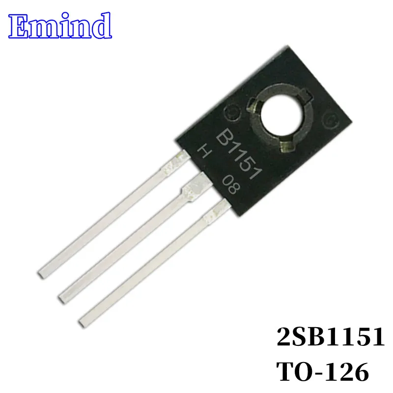 

10/20Pcs 2SB1151 B1151 DIP Transistor TO-126 Type PNP Bipolar Amplifier Transistor 0.3V/8A