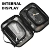 Travel Cosmetic Bag Large Capacity Waterproof Double Layer Makeup with Zippered Clear Toiletry Case for Women 6