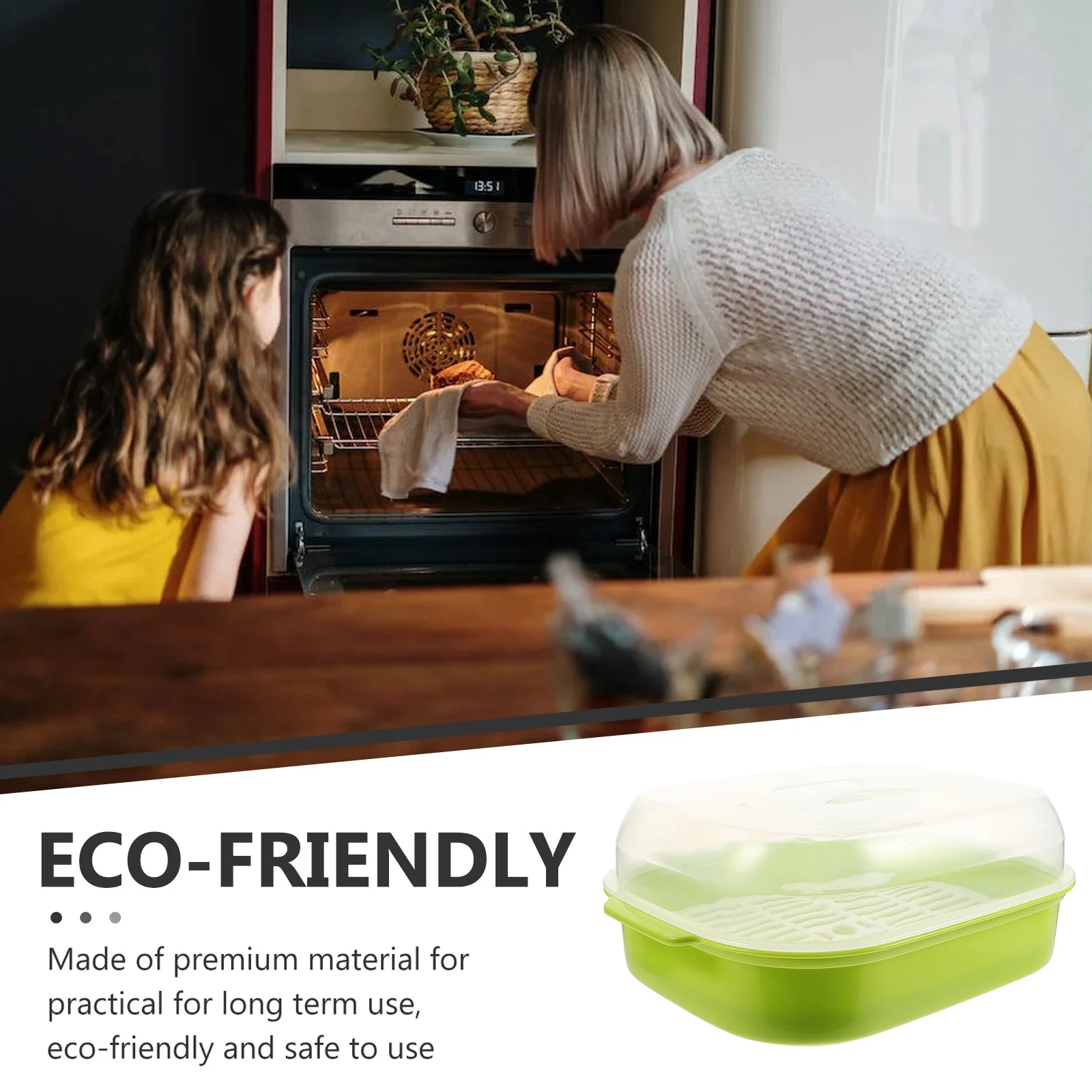 Microwave Oven for Steamed Buns Kitchen Cooking Heating Vent Car Cooker Fish Baby