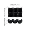 6 Grids Egg Holder Ceramic Anti-Slip Egg Box Refrigerator Shockproof Egg Tray Holder Storage Box Home Storage Organization 6