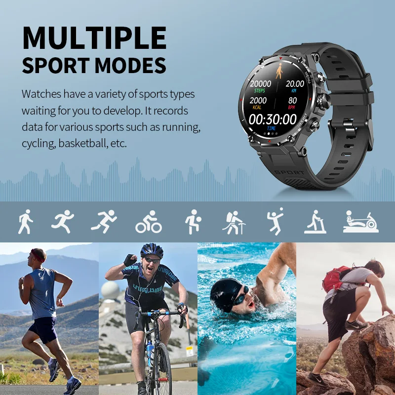 2023 ð Ʈ ġ AMOLED HD ũ  ȭ Fitnes   Smartwatch   ð ο