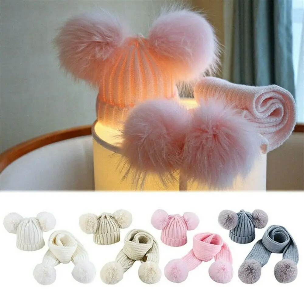Knitted Winter Beanie Cap for Kids
