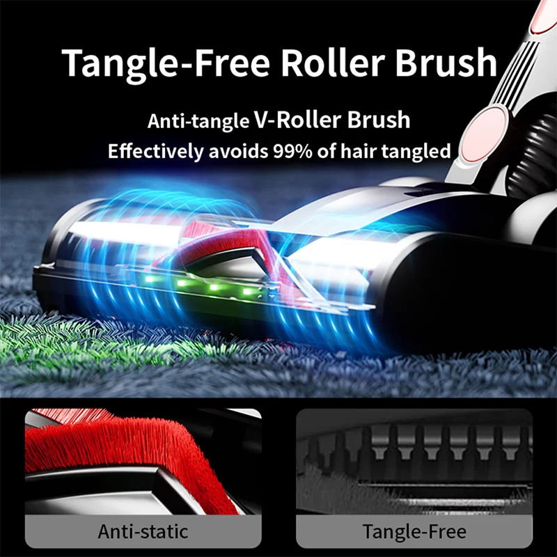 MPQU V18 550 واط مكنسة كهربائية محمولة لاسلكية 55k...