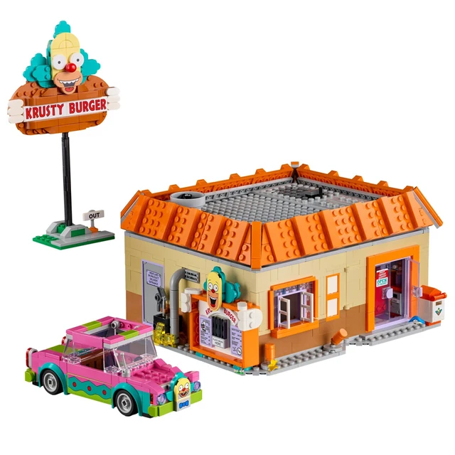 IN STOCK 1635pcs MOC City Krusty Burger Building Blocks