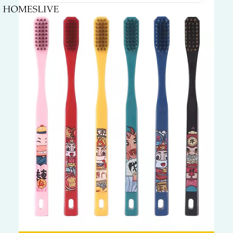 

HOMESLIVE 6PCS Toothbrush Dental Beauty Health Accessories For Teeth Whitening Instrument Tongue Scraper Free Shipping Products
