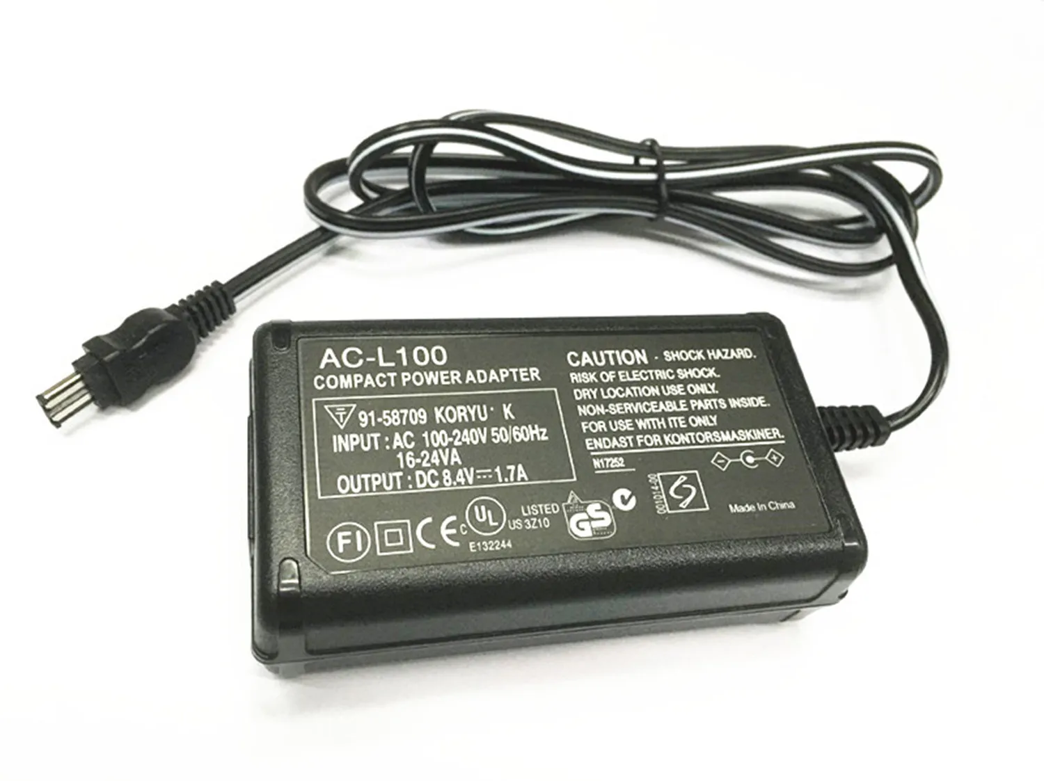 Ac l100-充電アダプター,Sony handycam用充電器,CCD-TRV16, CCD-TRV17