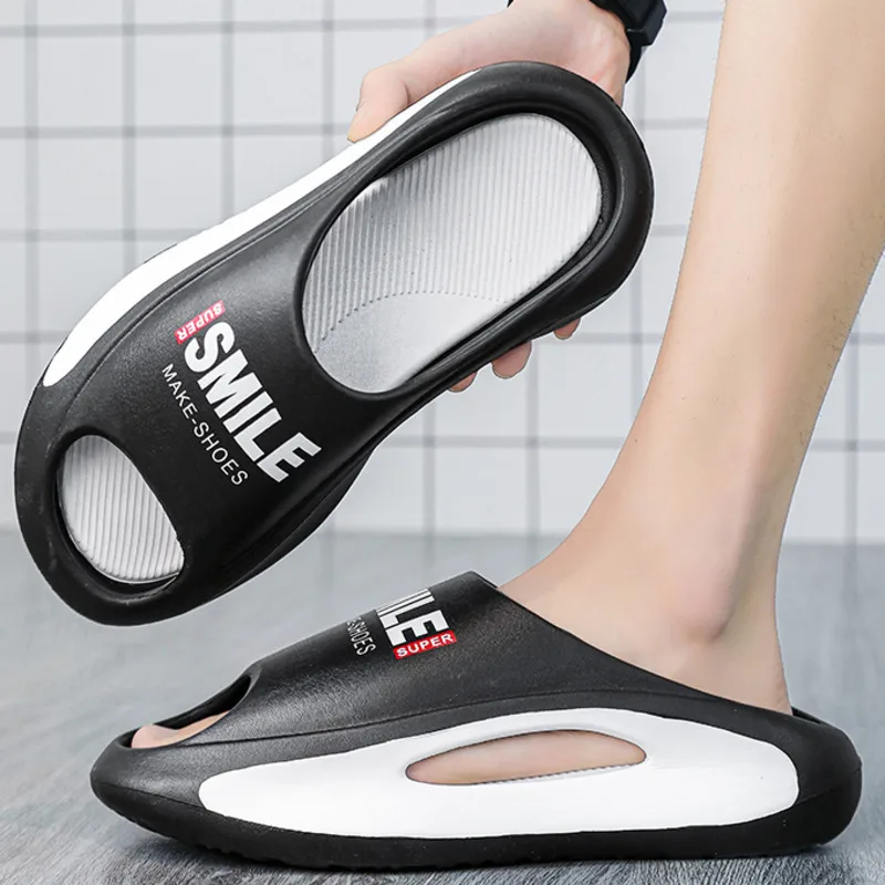 Men's slippers massage sandals man summer beach shoes Thick Bottom Unisex Soft Slipper sneakers EVA Non-slip women home slipper 6