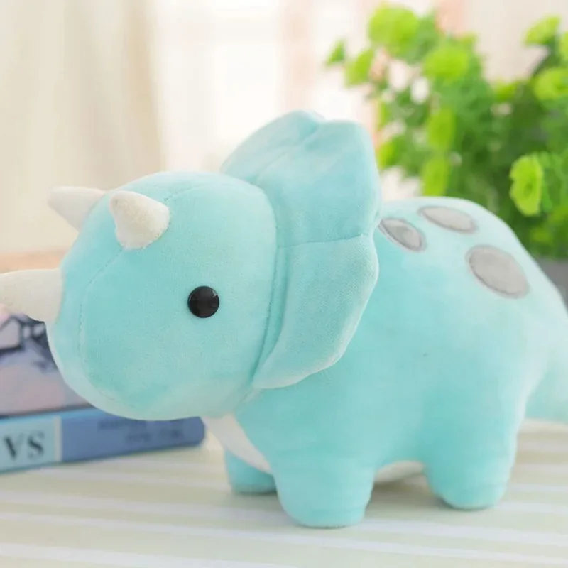 thumbnail image 1 of Triceratops Cute Stuffed Animal Plush Toy Adorable Soft Dinosaur Toy Plushies And Gifts Perfect Present For Kids, 1 of 4
