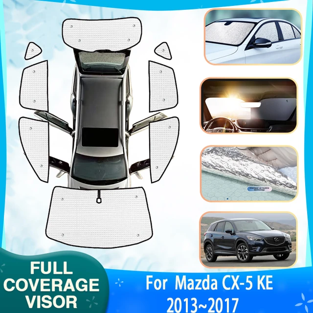 Auto volle Sonnenblenden für Mazda CX 5 CX-5 CX5 KE MK1 2013 ~ 2017 CA Sonnenschutz  Sonnenschutz Windschutz scheibe Sonnenschutz Zubehör - AliExpress