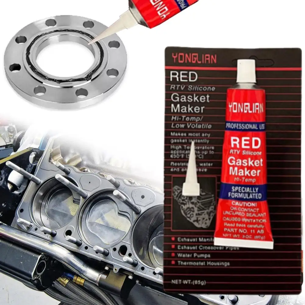 Red Silicone Sealant Waterproof Engine Gasket Maker