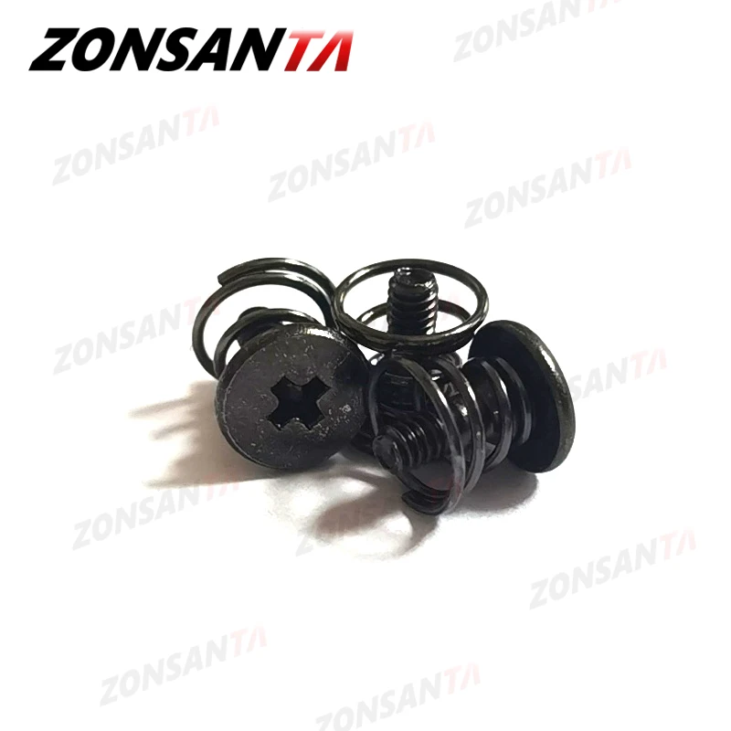 ZONSANTA 30pcs M2 스프링 그래픽 카드 나사 필립스 CPU 메인 보드 라디에이터 고정 볼트 DIY 블랙 스텝 비디오 디스플레이 나사