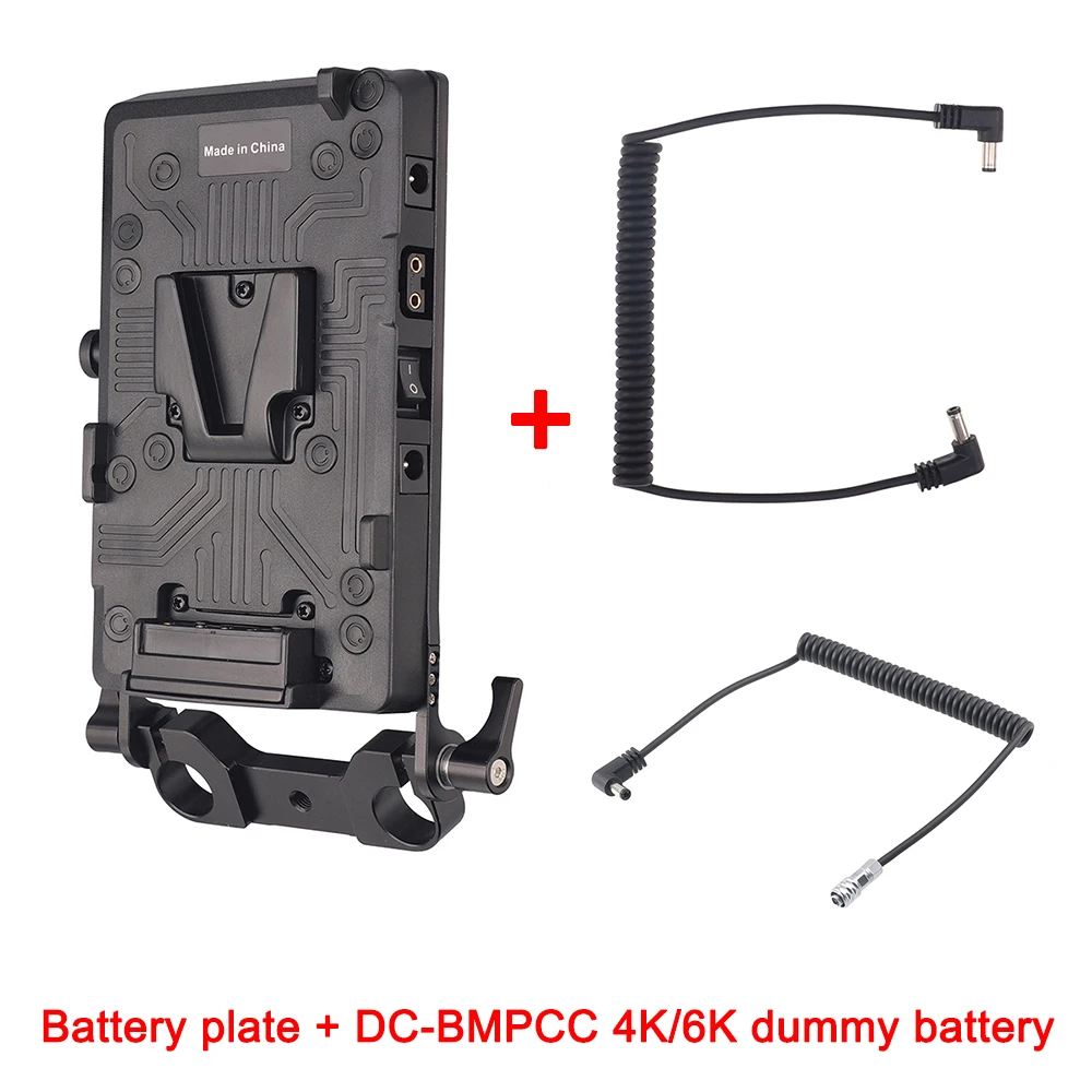 Zgits-vロックプレートアダプター vロックプレート vロックプレート pd 14.8v 15mmロッドクランプ Zgcine Vマウントバッテリープレートキット、kit1、vp1、kit3、vp2、kit1、vp2、kit3 - AliExpress