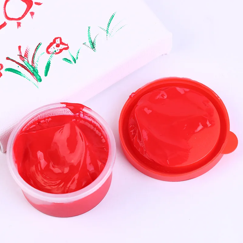 Children Art Paint Set 6 Color Box DIY Graffiti Washable Kid Finger Paint