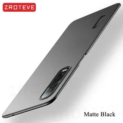 Sleek Matte Hard PC Phone Case by ZROTEVE for Find X2 Lite (Matte Black)