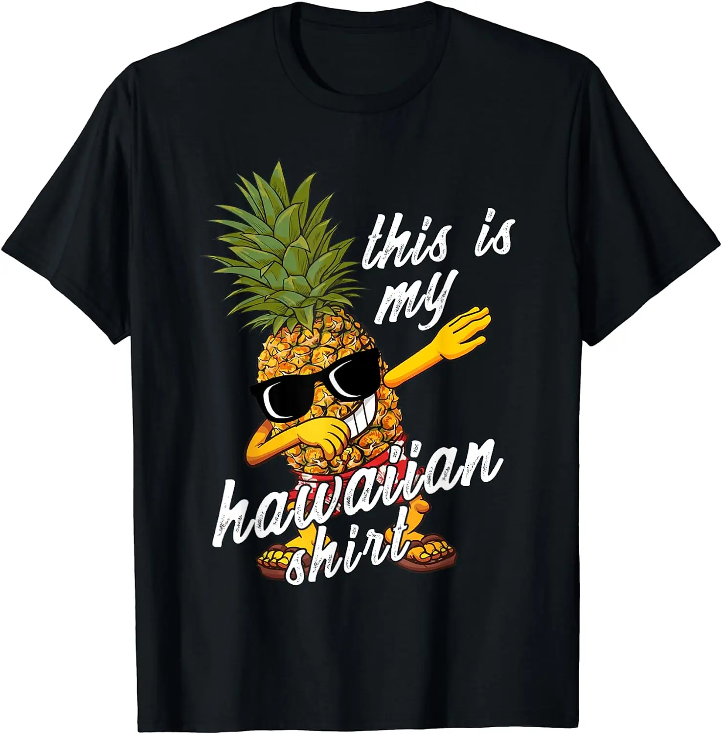 

This Is My Hawaiian Shirt Pineapple Summer Gift Bday T-Shirt for Men Women Men Clothing Cotton Casual Daily Four Seasons Tees