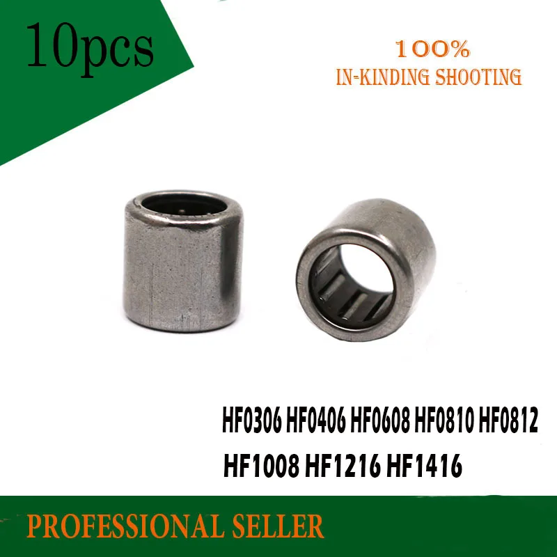 

10pcs HF0306 HF0406 HF0608 HF0610 HF0612 HF0810 HF0812 HF081412 HF1008 HF1012 HF1212 HF1416 Single ONE Way Needle Bearing